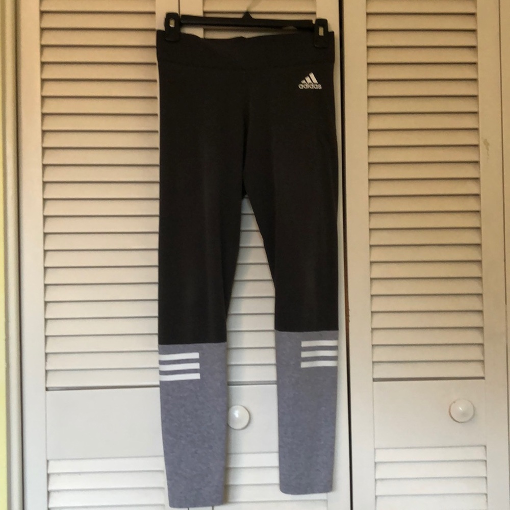 S Adidas Legging Grey & White